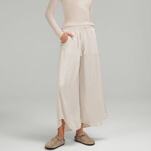 lulu ultra wide leg satin pant